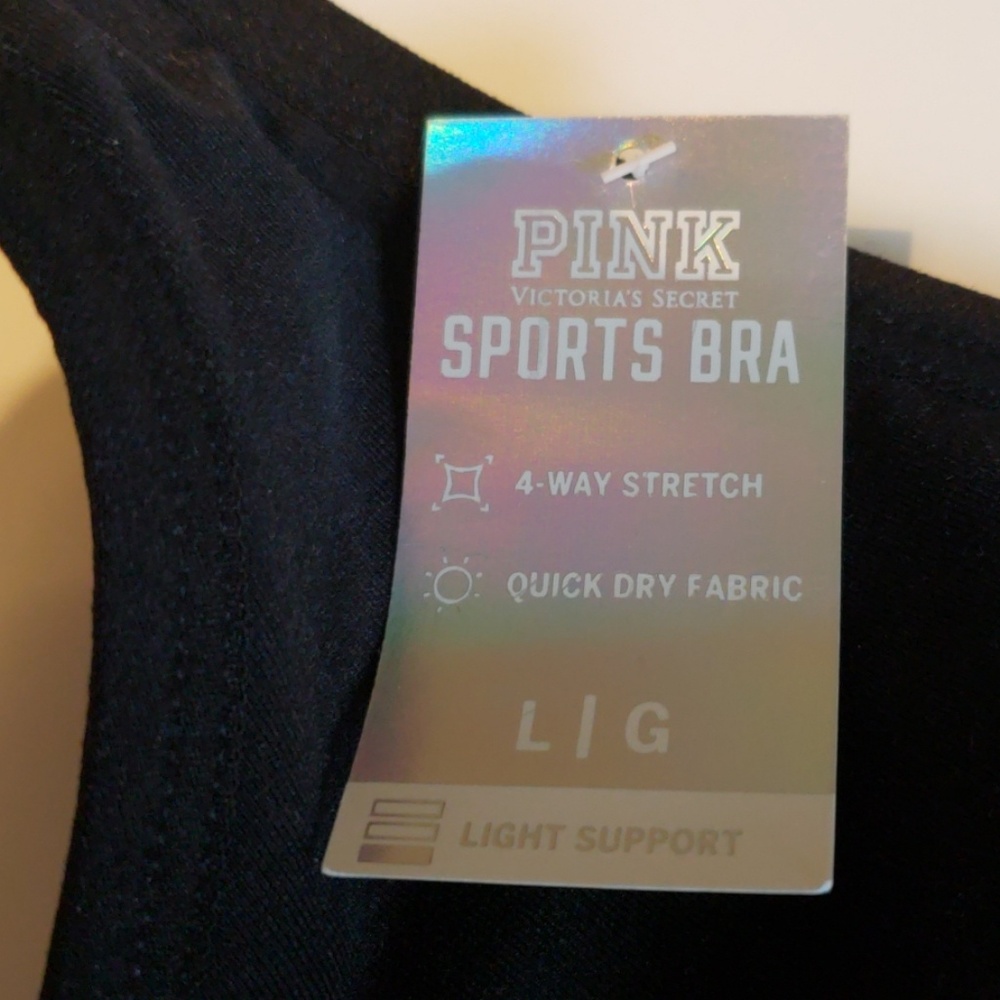 Pink Victoria's Secret ultimate sports bra - Picture 4 of 8